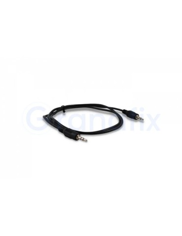 Cable audio 3GO Jack 3.5mm Macho a 3.5mm Macho 1M Negro