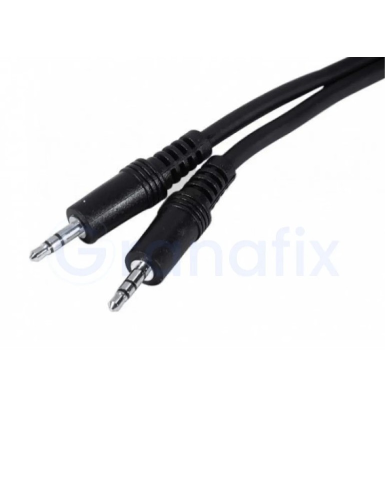 Cable audio 3GO Jack 3.5mm Macho a 3.5mm Macho 1M Negro