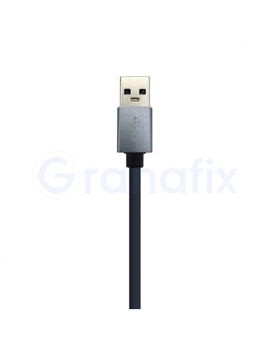 Hub USB-A Aisens 3xUSB 3.0 1xRJ45 Gris