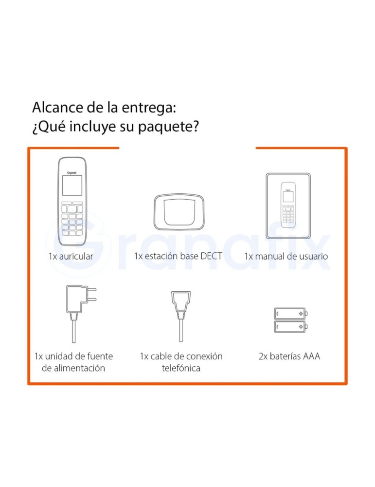 Teléfono inalambrico Gigaset A116