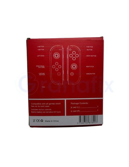 Mando Joy-con Nintendo Switch Azul/Rojo compatible