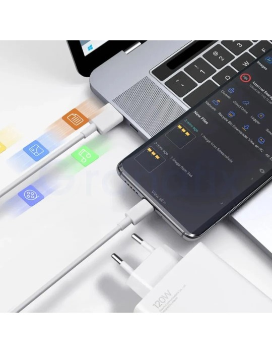 Xiaomi 120W HyperCharge Combo Cargador Blanco