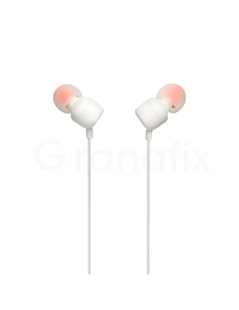 Auriculares Intrauditivos JBL Tune 110 Jack con microfono Blanco