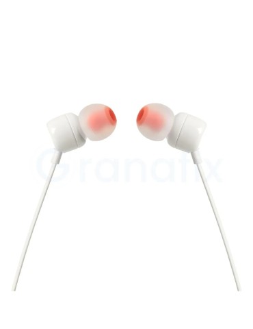 Auriculares Intrauditivos JBL Tune 110 Jack con microfono Blanco 2