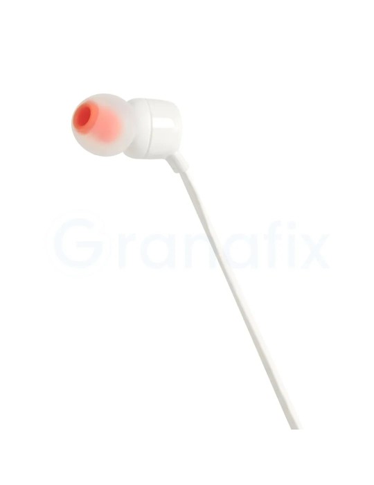 Auriculares Intrauditivos JBL Tune 110 Jack con microfono Blanco