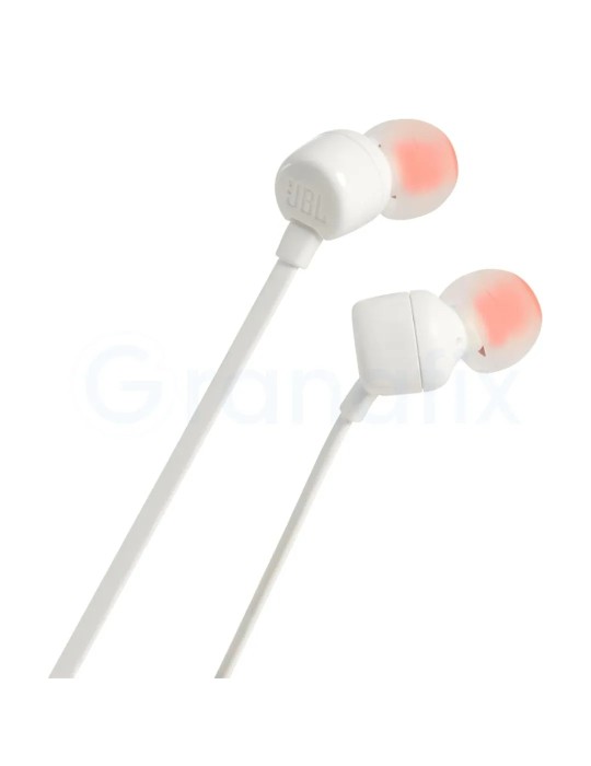 Auriculares Intrauditivos JBL Tune 110 Jack con microfono Blanco