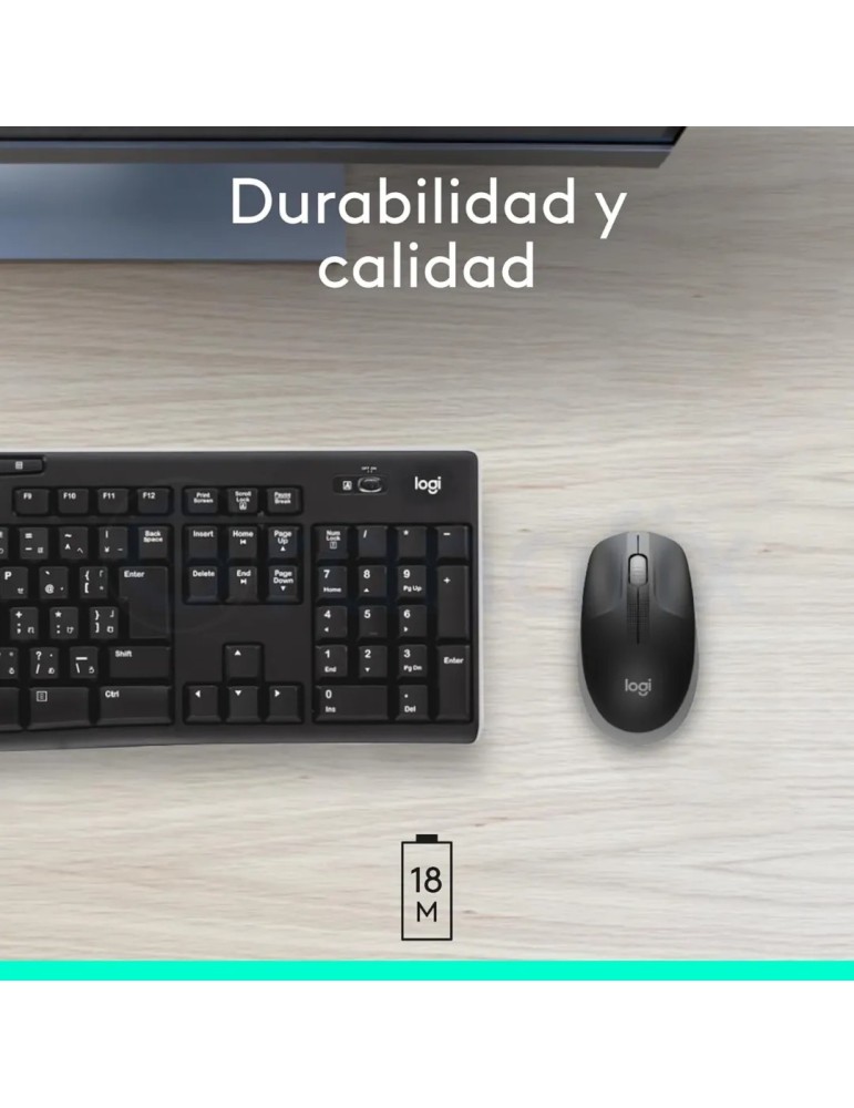 Ratón Logitech M190 Inalámbrico Gris marengo