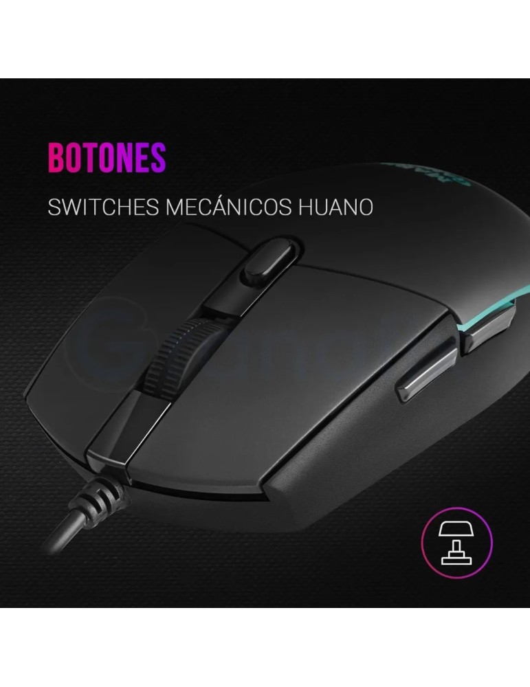 Ratón Mars Gaming MMG Negro