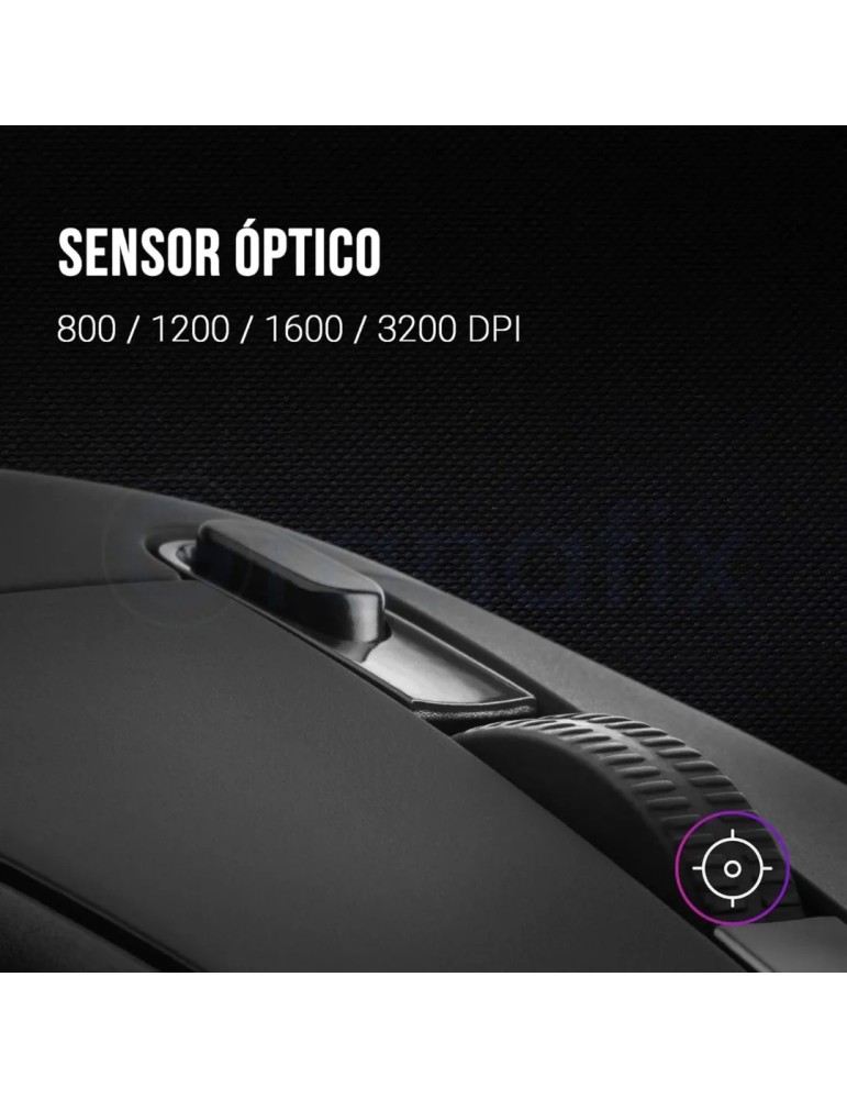 Ratón Mars Gaming MMG Negro