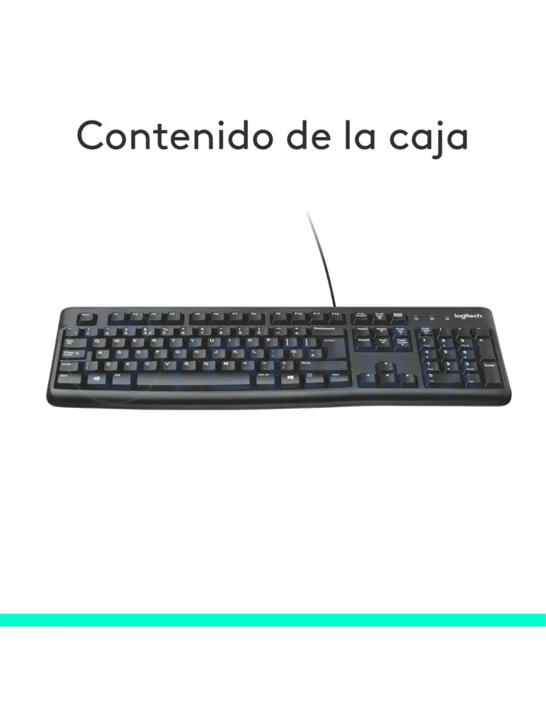 Teclado Logitech K120 Negro