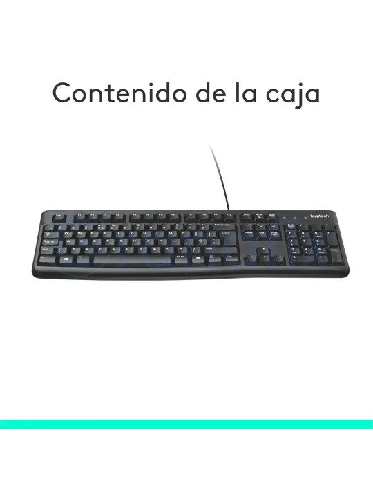 Teclado Logitech K120 Negro