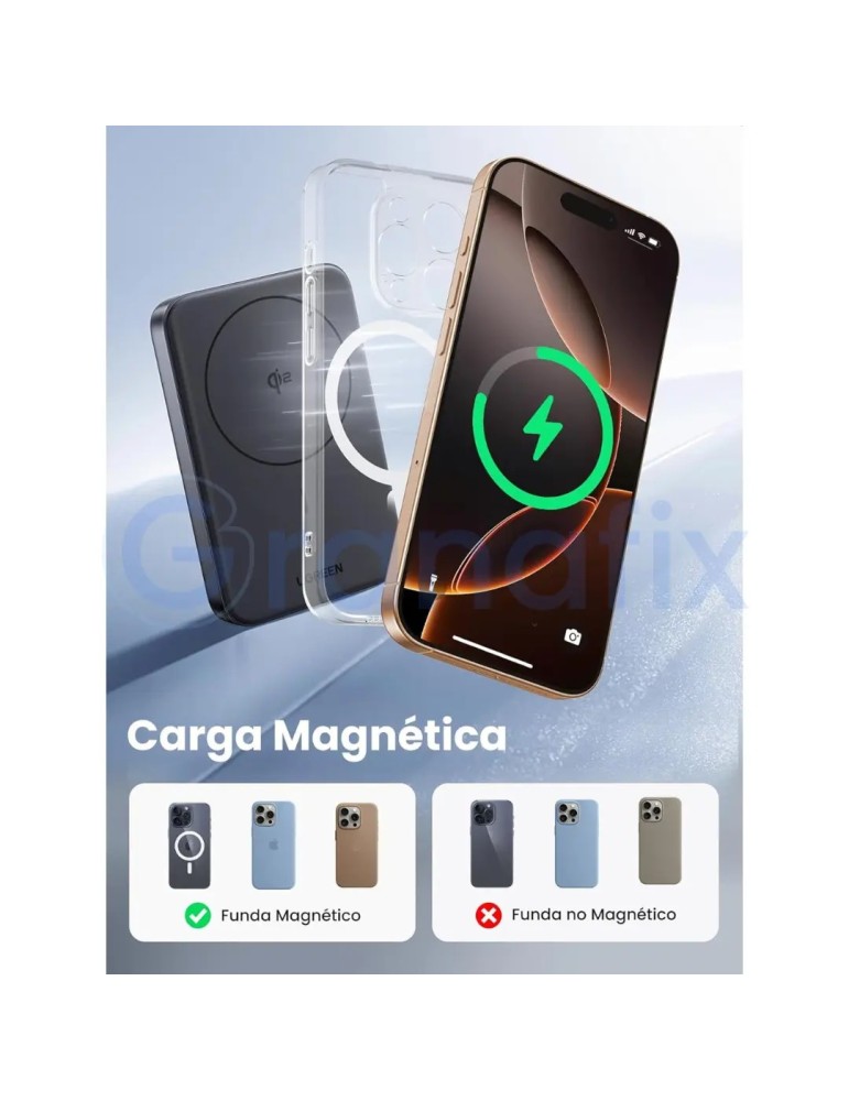 UGREEN Powerbank Magsafe 5000 mAh PD 15W Negro