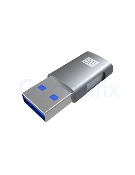 Aisens Mini Adaptador USB 3.2 GEN2 10G 3A Tipo USB-C/USB-A
