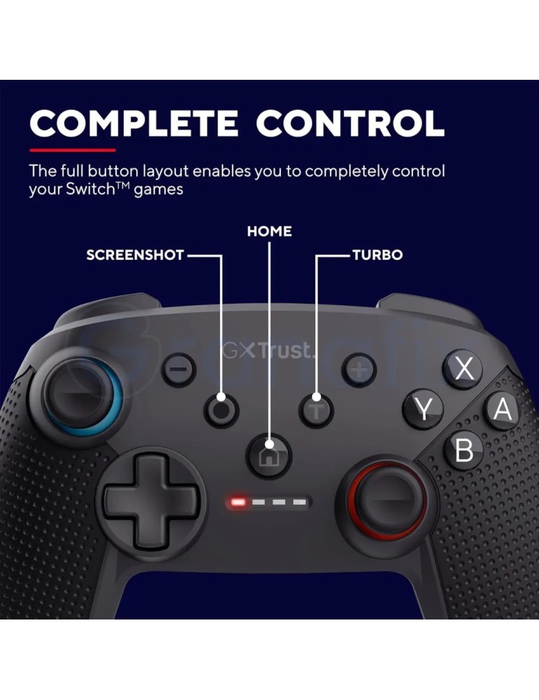 Gamepad Trust Gaming GXT 1246 Inalámbrico Negro