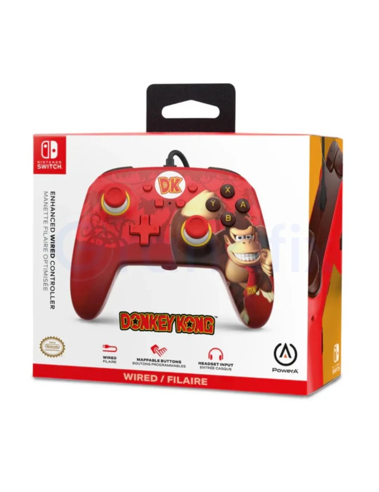 PowerA Mando con Cable Enhanced Nintendo Switch Donkey